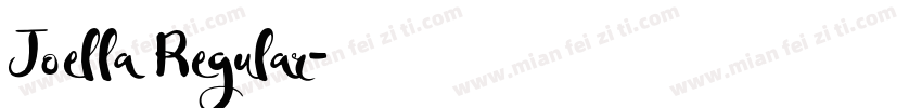 Joella Regular字体转换